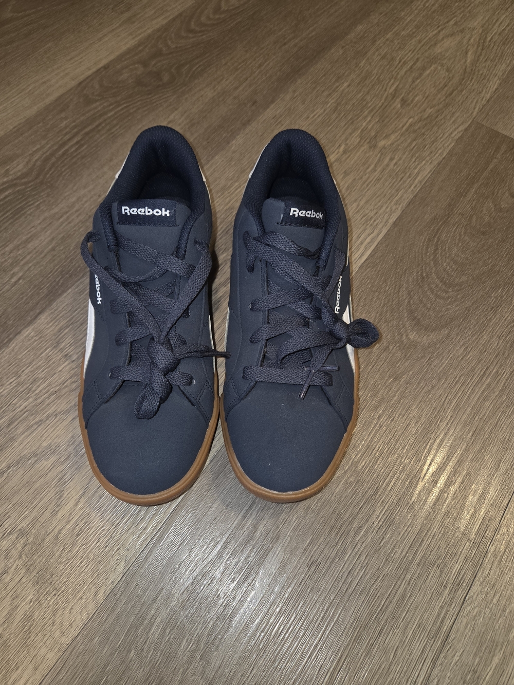 Reebok Court Advance Vulc Navy Suede Gum Sole Sneakers – Women's Size 5.5